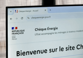 ch&egrave;que &eacute;nergie