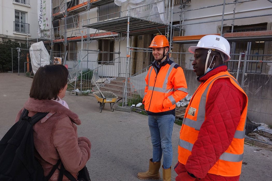 Ouvriers r&eacute;sidence Contenot Decaen