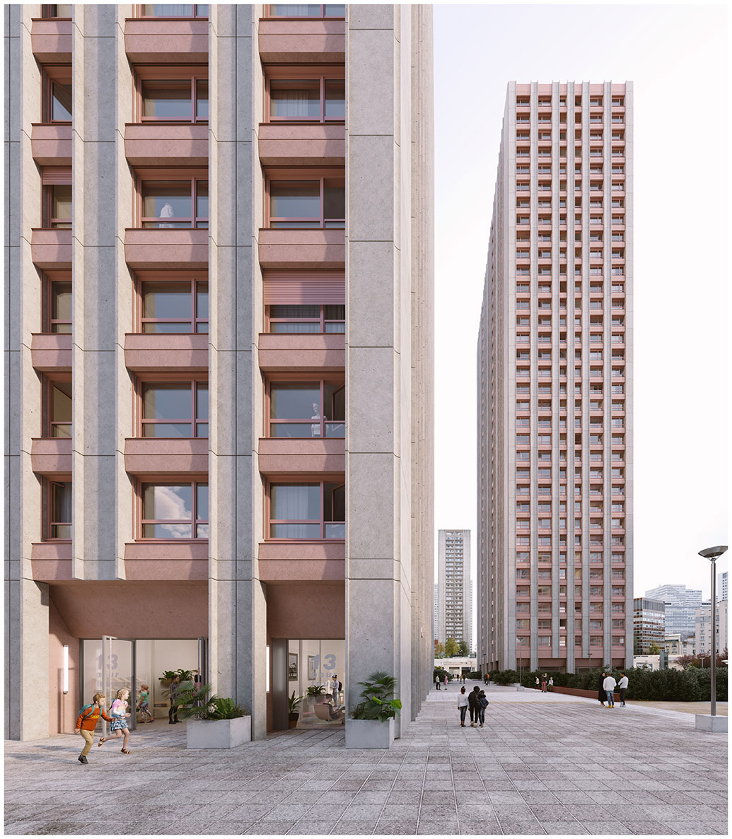 Olympiades : la réhabilitation des tours Anvers et Londres (13e)